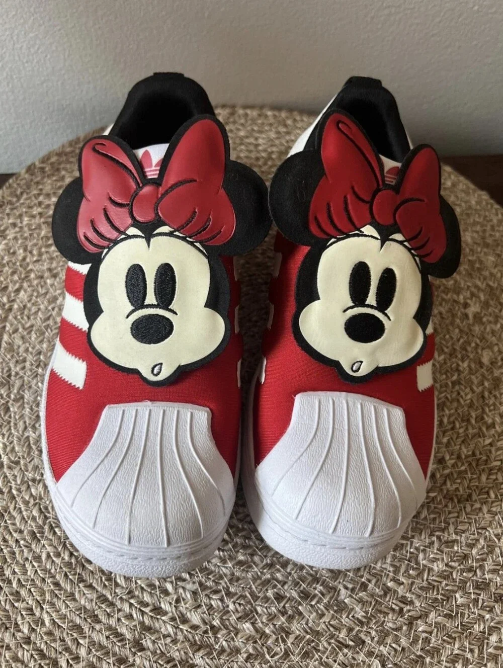 Adidas Superstar 360 Disney Minnie Mouse Girl's Tennis Shoes Size 2